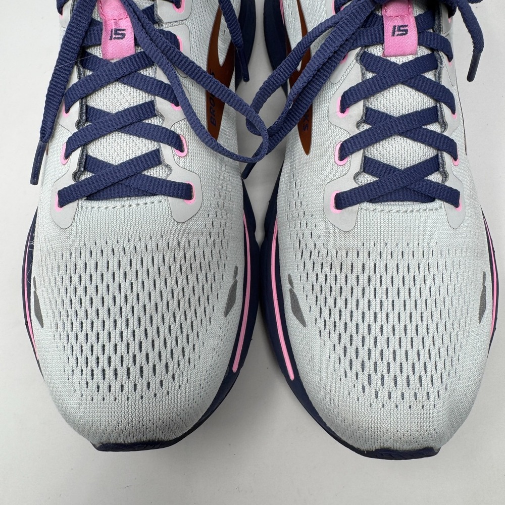 Brooks Ghost 15 1203801B492 White/Copper‎ Running Shoes Sneakers Women's Size 11 - Picture 5 of 12